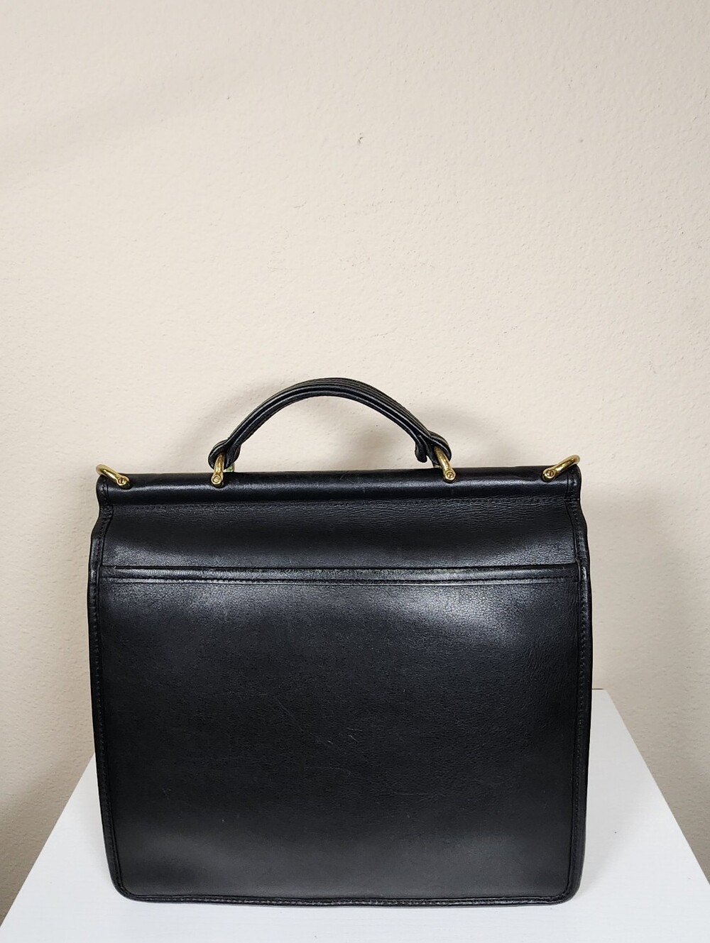 Coach Black Leather Willis Bag - Picture 6 of 13